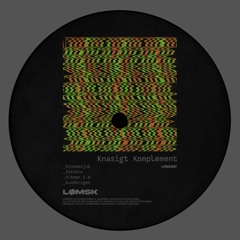 Alexander Johansson & Mattias Fridell - Knasigt Komplement EP [LMSK007]