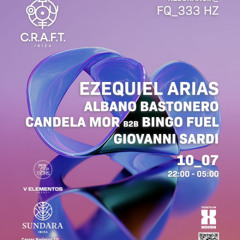 Warm up Ezequiel Arias at Craft Ibiza Perceptions 10.07.25