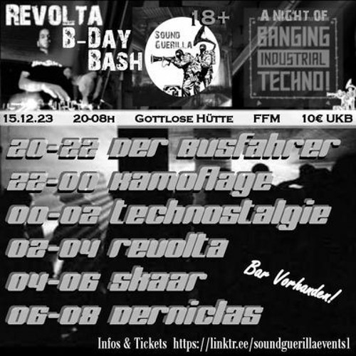 KNiGGØFLAGE [B2B] @ Revolta's Bday Bash 15.12.2023