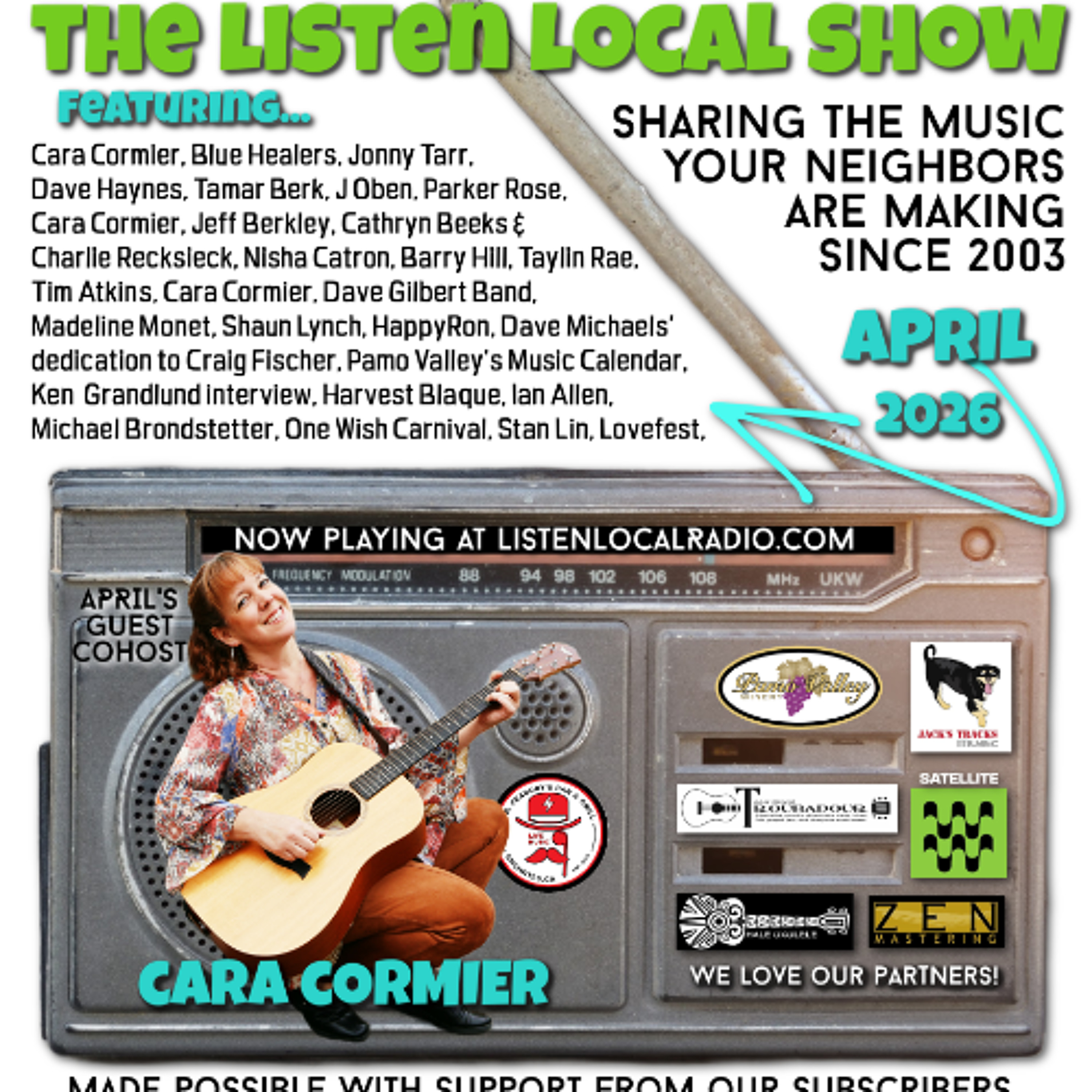 APRIL 2026 Listen Local Show