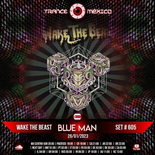 Set Blue Man - Square Lab- Trance Mexico