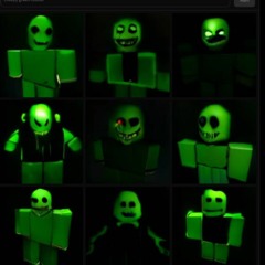 creepy green roblox