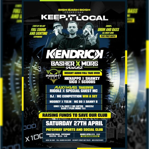 DE-FIB BISH BASH BOSH Keep It Local 27th April Winning Competition Entry