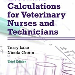 [Get] PDF 🖋️ Essential Calculations for Veterinary Nurses and Technicians by  Terry