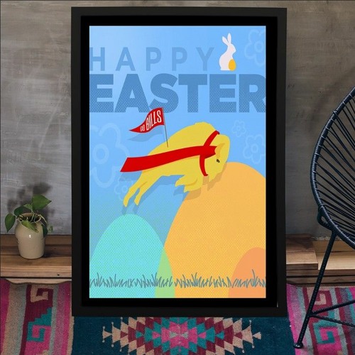 Happy Easter Go Bills 2024 Poster