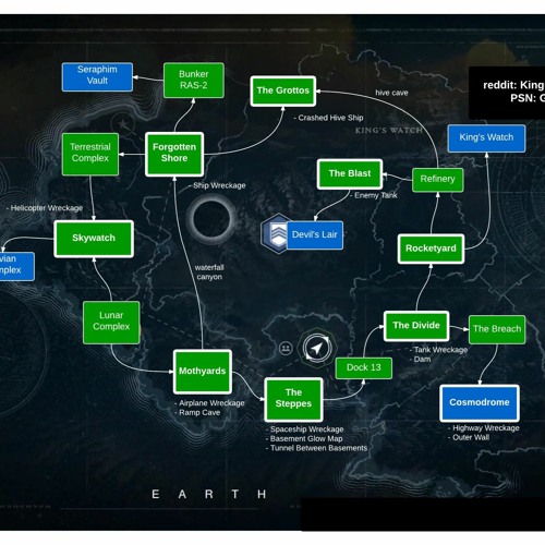 Stream Destiny 2 Destination Map Legend from Gloria Lee | Listen online for  free on SoundCloud