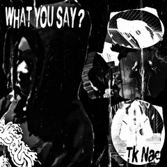 Tk Nae - What You Say? (Music Video In Description)