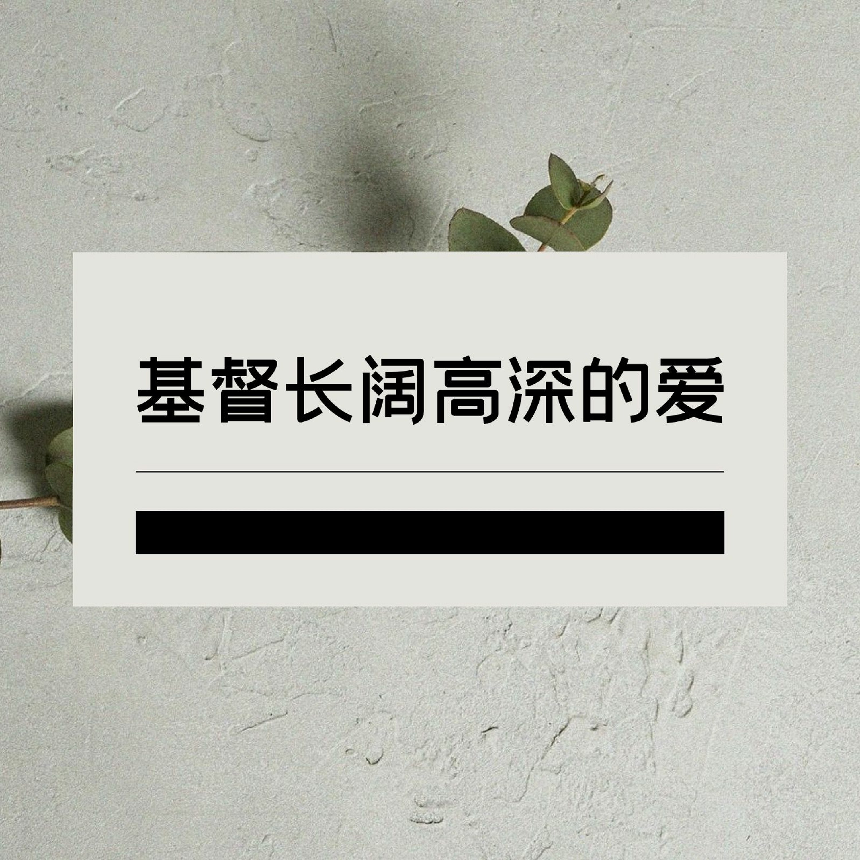 12/18/2022 【赢得基督】基督长阔高深的爱（弗3:14-21） ——王唯权 牧师 episode artwork