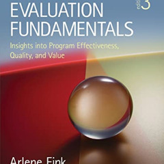 [View] EBOOK ✅ Evaluation Fundamentals: Insights into Program Effectiveness, Quality,