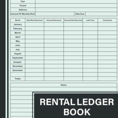 GET (️PDF️) DOWNLOAD Rental Ledger Book: Rental Property Record Book for Landlord Rental Proper