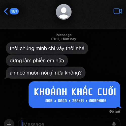 KHOẢNH KHẮC CUỐI-MOB x SAGN x ZEAKEI x 0%nicotine