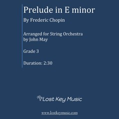 Chopin Prelude In E Minor - String Orchestra