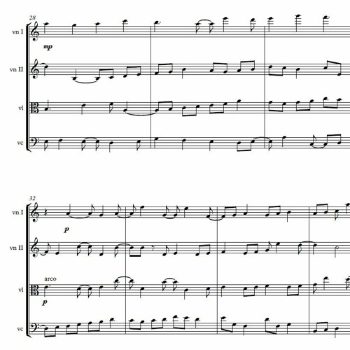 Pawel Strzelecki: 3. Fugue ("Gathering the Ideas") [String Quartet No. 2 (2012)].