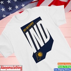 Indiana Pacers IND 2024 NBA Playoffs logo map shirt