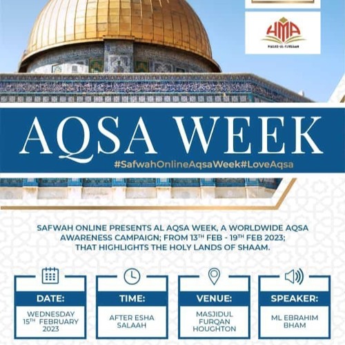 Ml Ebrahim Bham - Aqsa Week 2023