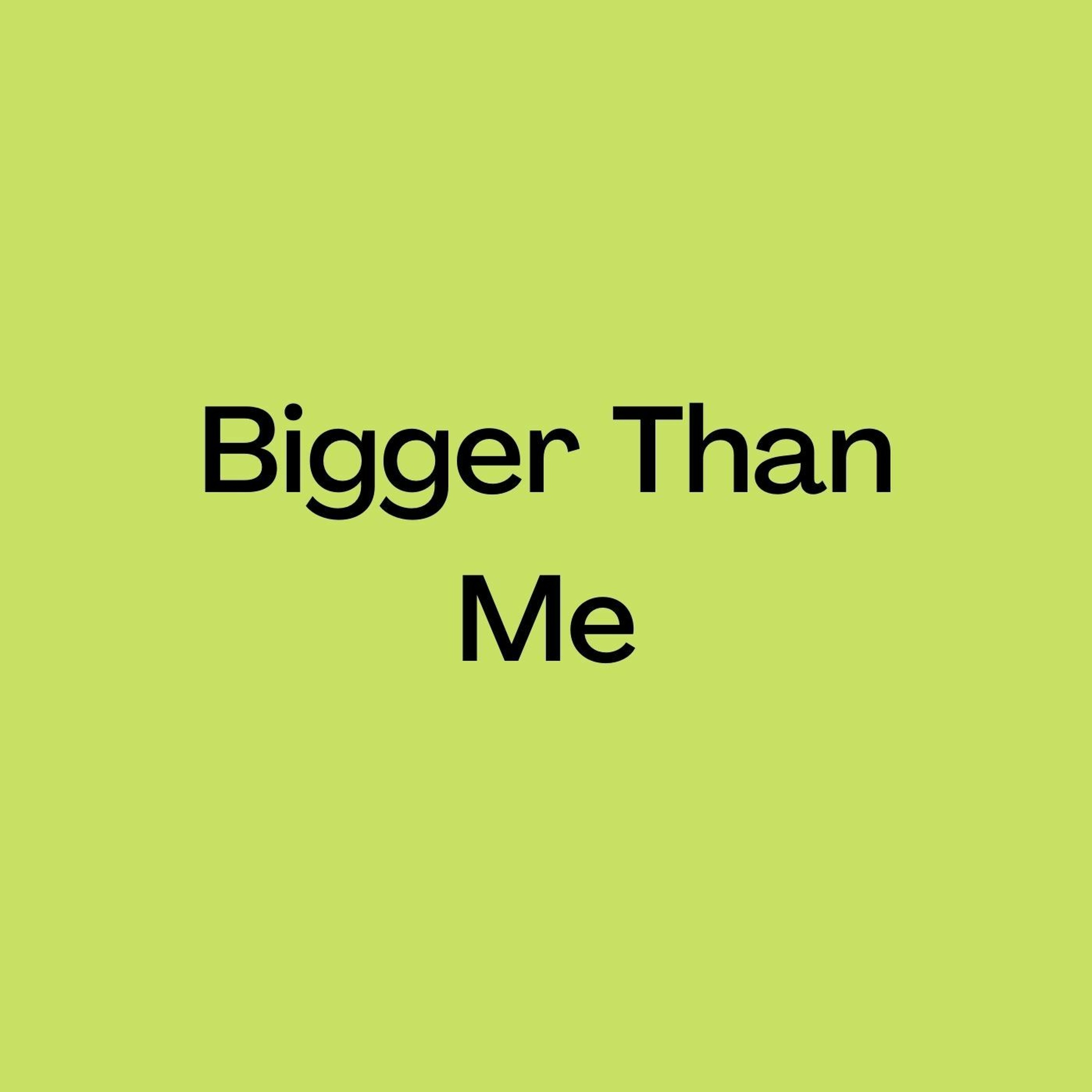 Freestyle Rap Type Beat - "Bigger Than Me" | Hard Rap Instrumental 2020 episode artwork