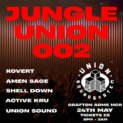 Active kru - jungle union Promo mix (union sound system) Getting Active In the jungle pt.3