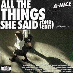 t.A.T.u - ALL THE THINGS SHE SAID (A-NICE  DNB EDIT)