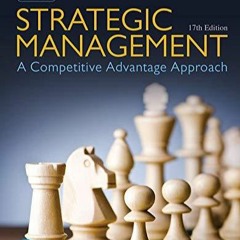 [PDF] Strategic Management A Competitive Advantage Approach, Concepts Free