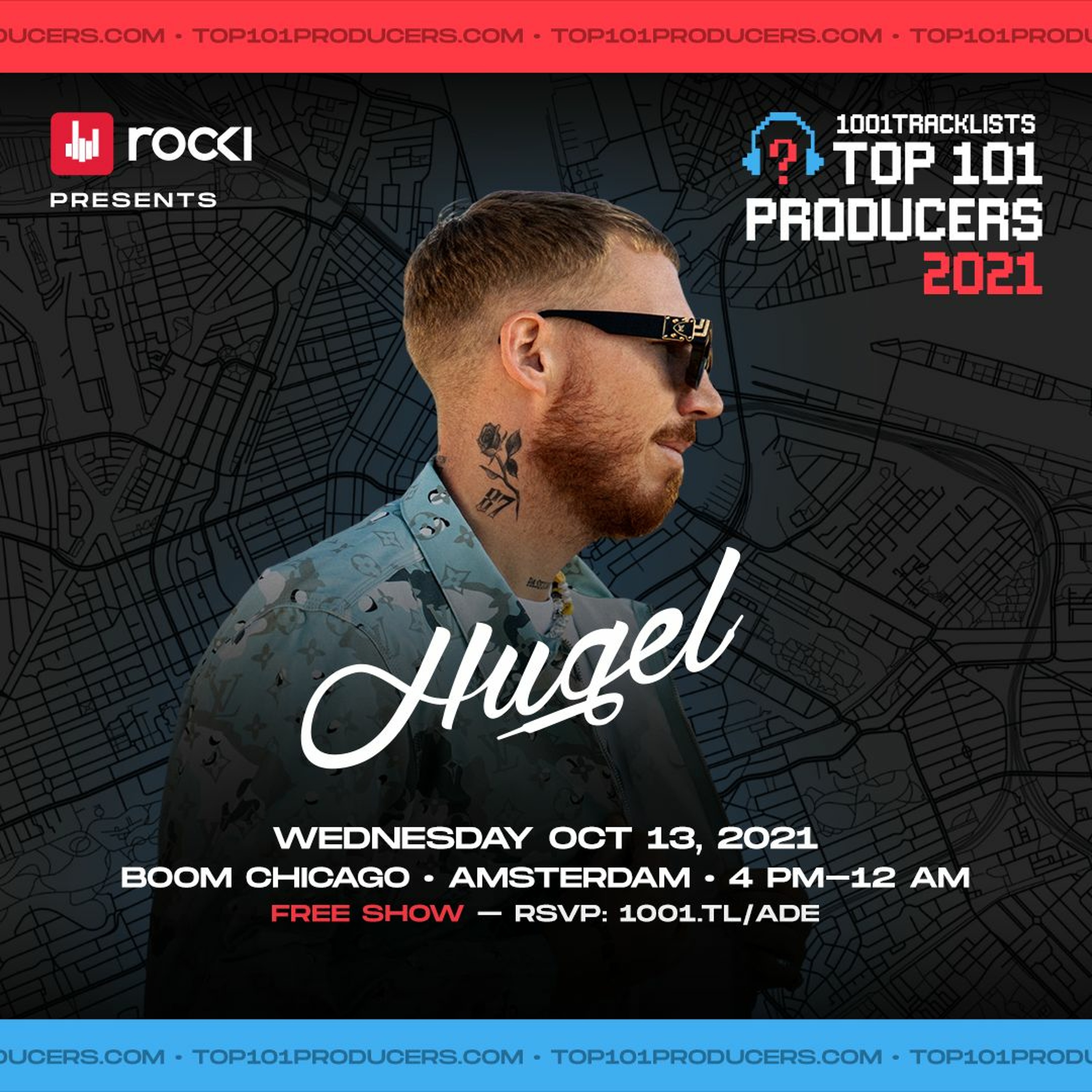 HUGEL - LIVE @ 1001Tracklists x ROCKI Present: Top 101 Producers 2021 ADE Celebration episode artwork