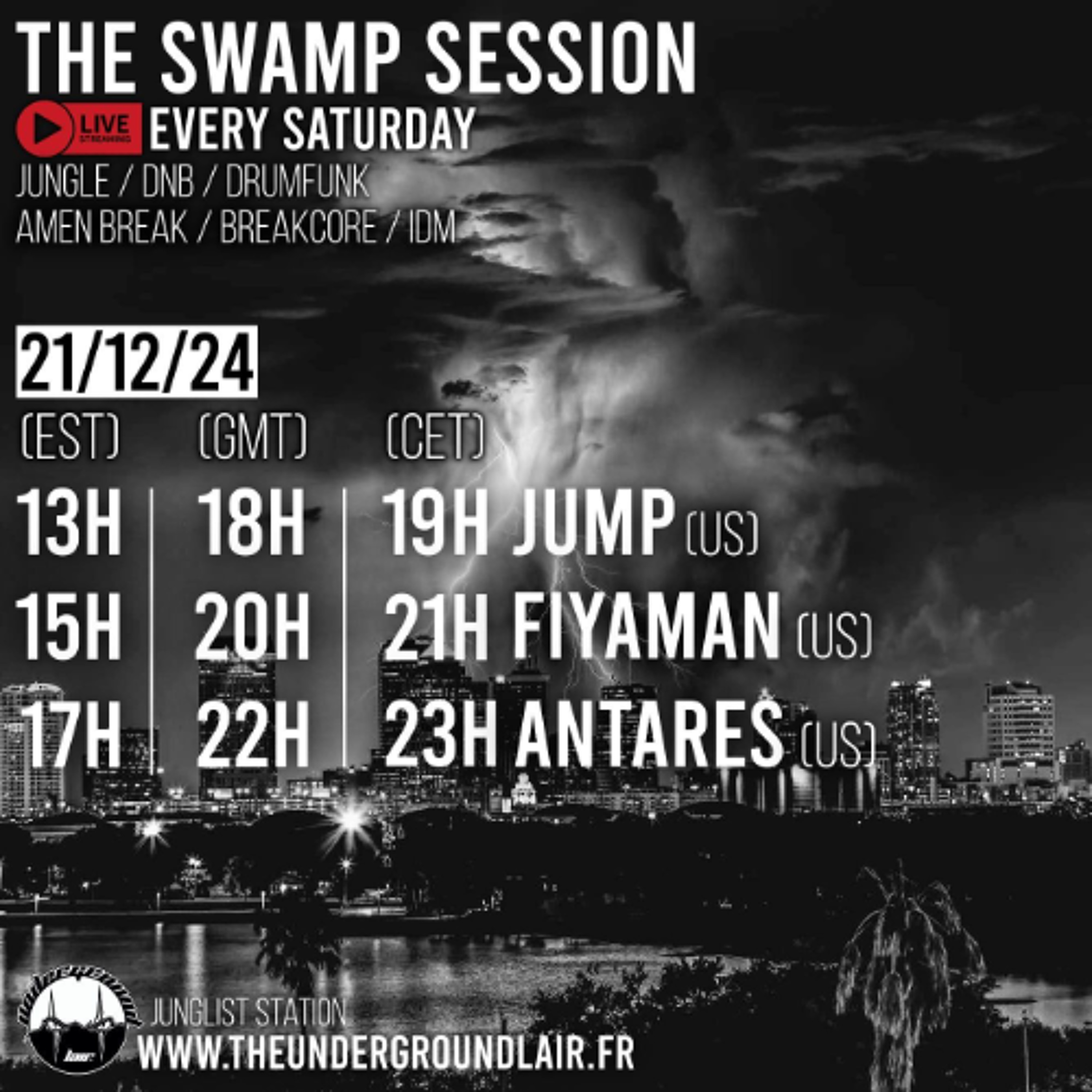 Antares LIVE on The Underground Lair - The Swamp Session - 21.22.2024 episode artwork