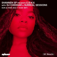 Shannen SP presents E.B.N.X with DJ Cheddar & Surreal Sessions - 26 March 2023