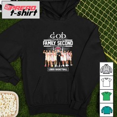 God first family second Lobos Men’s Basketball teams shirt