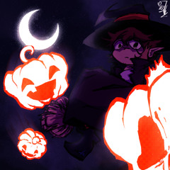 pumpkin ghost dance party in an abandoned hotel