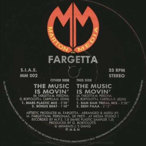 Fargetta Music Is Movin' (Mars Plastic Remix)