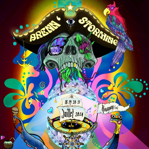 Nïsloop- Brenn Storming 3rd edition 2024 « born to be a parrot » __ acidcafefamily