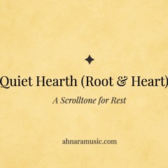 Quiet Hearth (Root & Heart) — A Scrolltone for Rest | Ahnara Music