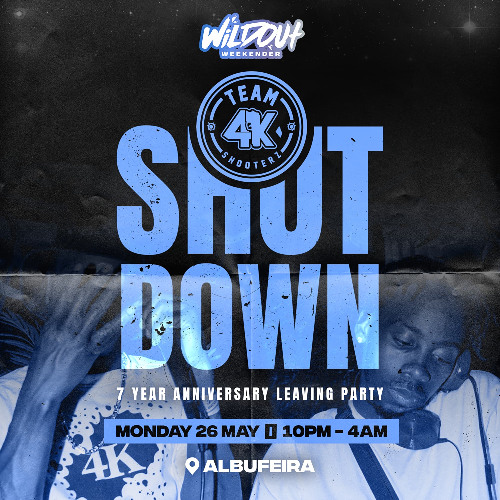 WILDOUT WEEKENDER SHUTDOWN PARTY FT @BGD, @DJKASPAH