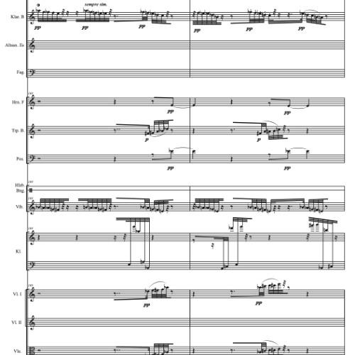 Timescales 2 - for ensemble (15 musicians), dedicated to Edo Micic and ensemble zeitfluss