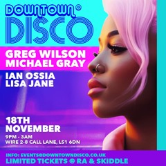 Downtown Disco LIVE! 18.11.23 Lisa Jane