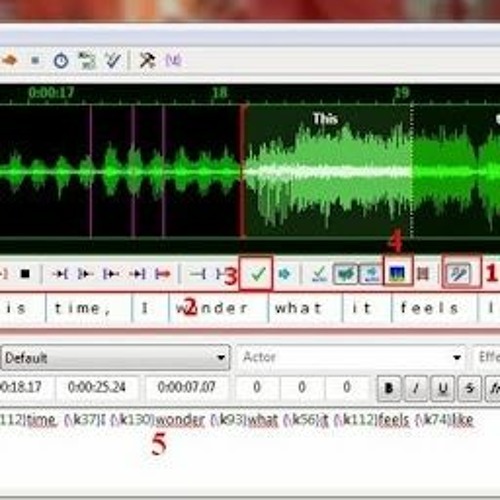 Aegisub karaoke effect dep festrolf