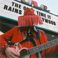 THE ONLY TIME IT RAINS IN HOLLYWOOD X RED LEATHER