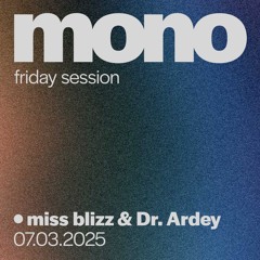 friday session w/ schrotflinta (fka miss blizz) & Dr. Ardey (07.03.2025)