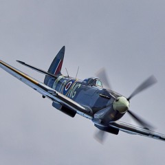 Spitfire flyovers at Flygkultur 2024