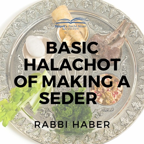 Rabbi Haber - Basic Halachot of Making a Seder