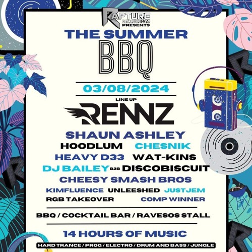 Rapture recordings presents The summer BBQ  comp mix By A.R3V