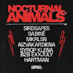 PA002 | NOCTURNAL ANIMALS - SIRDSAPES: 01.04.23