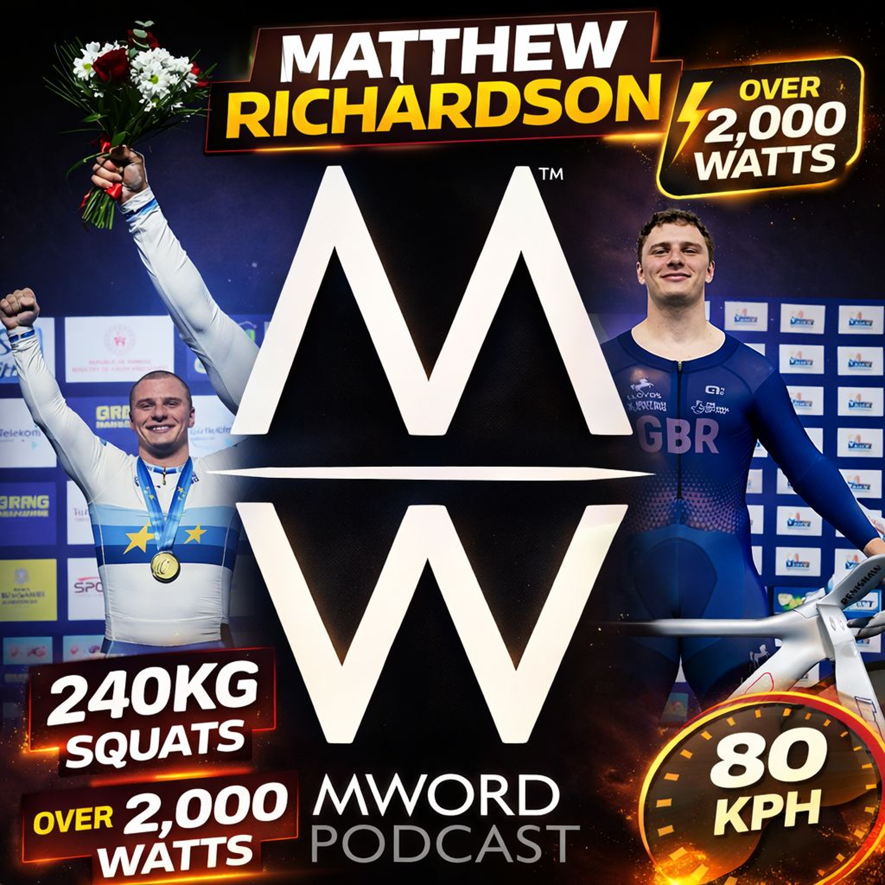 Matthew Richardson | 240kg Squats. 2,000 Watts. 50kph. The Mind Behind the Speed