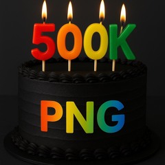 500K BDAY PNG Mashup Free Party Version In DropBox Link
