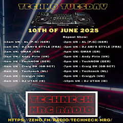 Techno Tuesday - Techneck NRG Radio 10.6.25