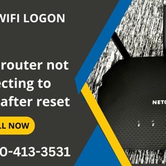 Netgear router not connecting to internet after reset Call +1-800-413-3531