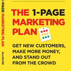 (PDF) The 1-Page Marketing Plan: Get New Customers, Make More Money, And Stand out From The Crowd -