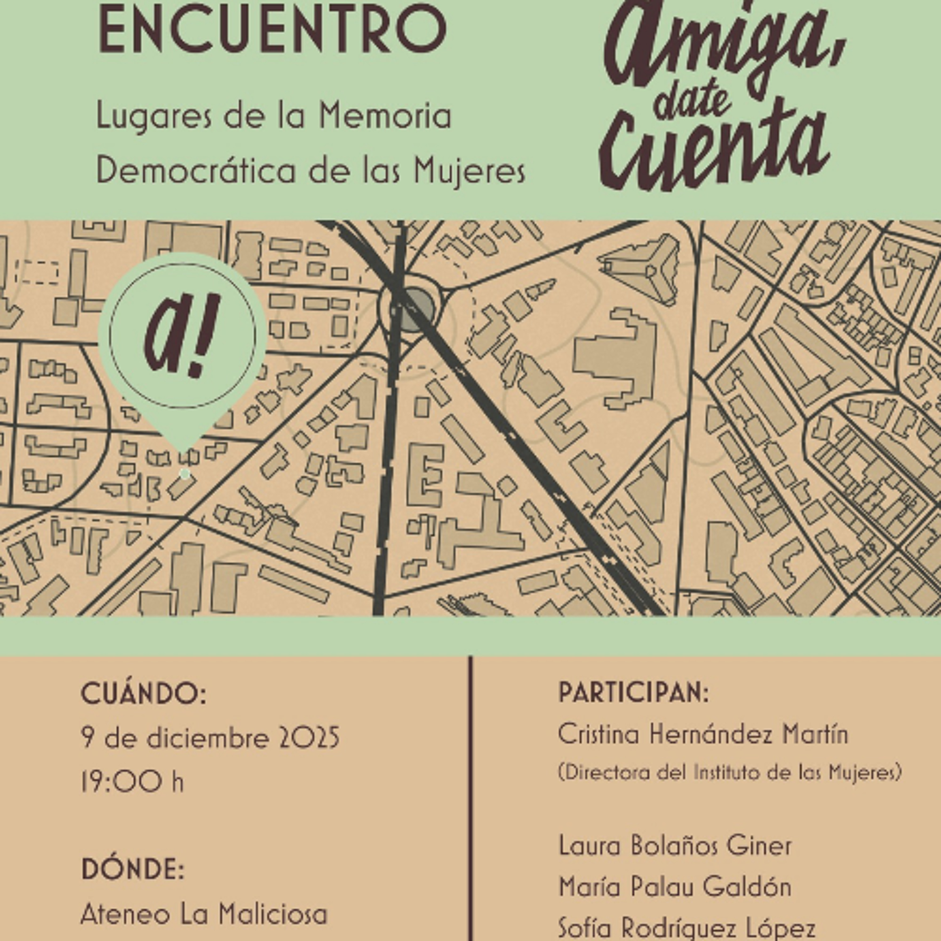 Encuentro "AmigaDateCuenta.org Lugares de la Memoria Democrática de las Mujeres" episode artwork