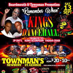 REMEMBERING KINGS of the DANCEHALL PROMO SEP 13TH (CEO)