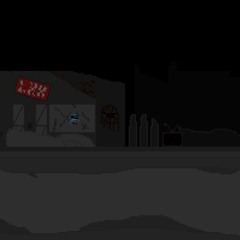 the decrepit area (v1 probably)