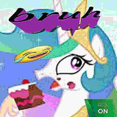 Most shitposted cringe awfully mixed generic brostep with a shitposted mlp cover